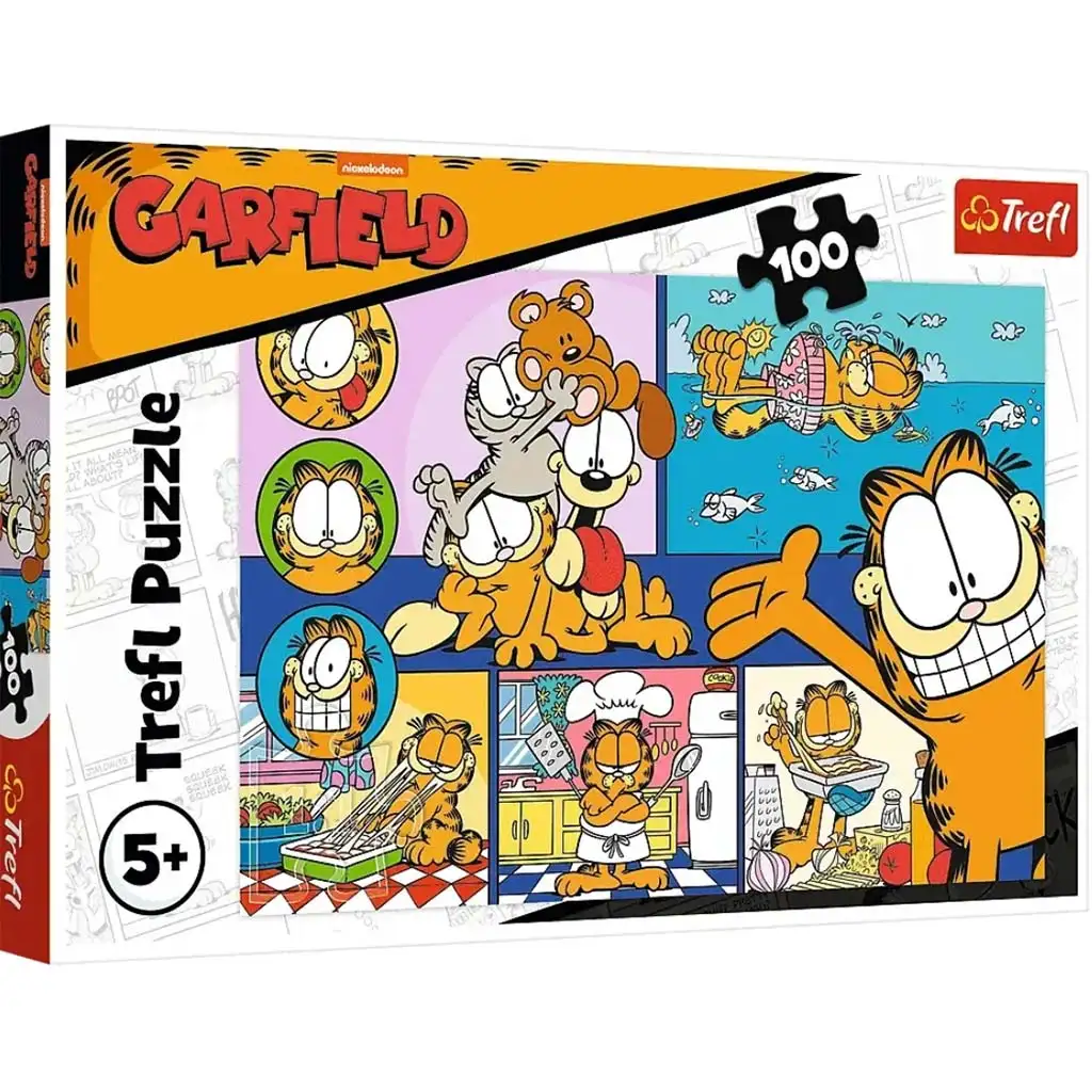 Lusta Garfield 100db-os puzzle - Trefl