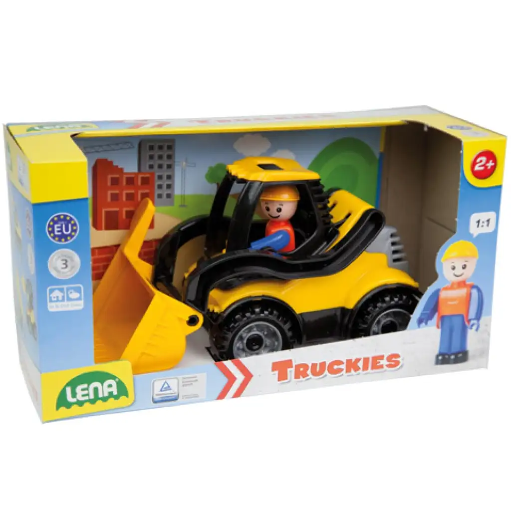 LENA: Truckies földmunkagép figurával 21cm kép 2