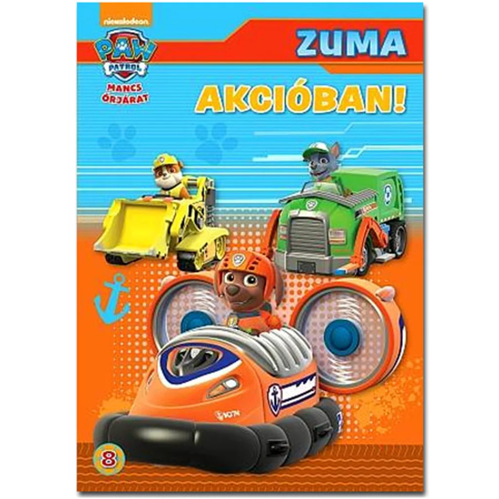 Mancs Őrjárat: Zuma akcióban! foglalkoztató könyv