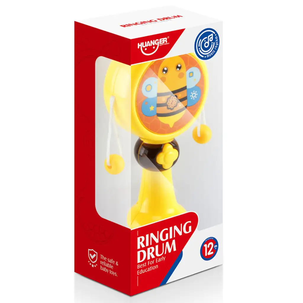 Music World: Méhecskés golyós dob 17cm kép 4