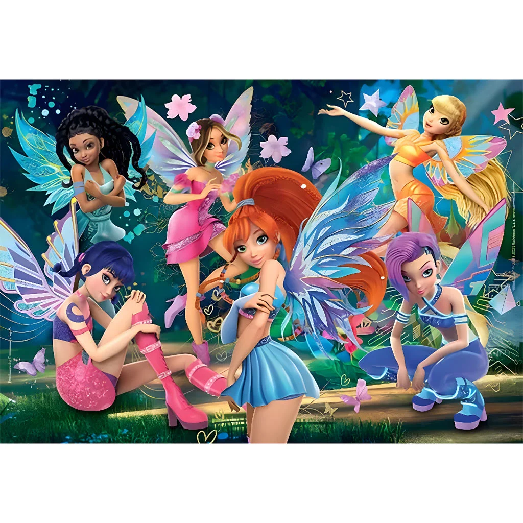 Winx Club tündérei 104 db-os puzzle - Clementoni kép 2