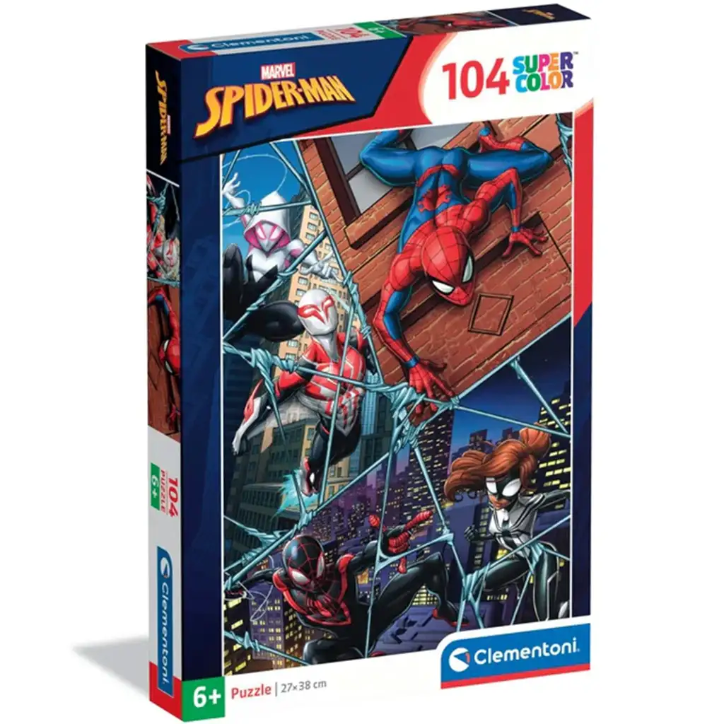Pókember a multiverzum hősei 104db-os supercolor puzzle - Clementoni