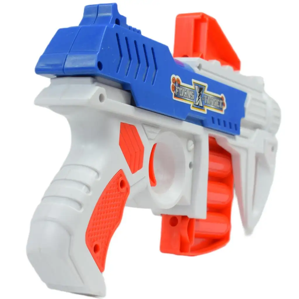 Dart League: Elektronikus forgó céltábla, manuális szivacslövő fegyverrel és lövvedékekkel kép 5