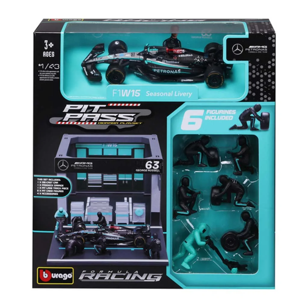 Bburago: F1 versenyautó 1/43 - MB AMG W15 E Performance boxutca