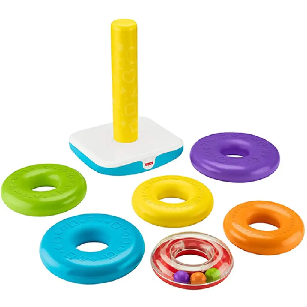 Fisher-Price: Óriás gyűrűpiramis 27x40cm - Mattel kép 2