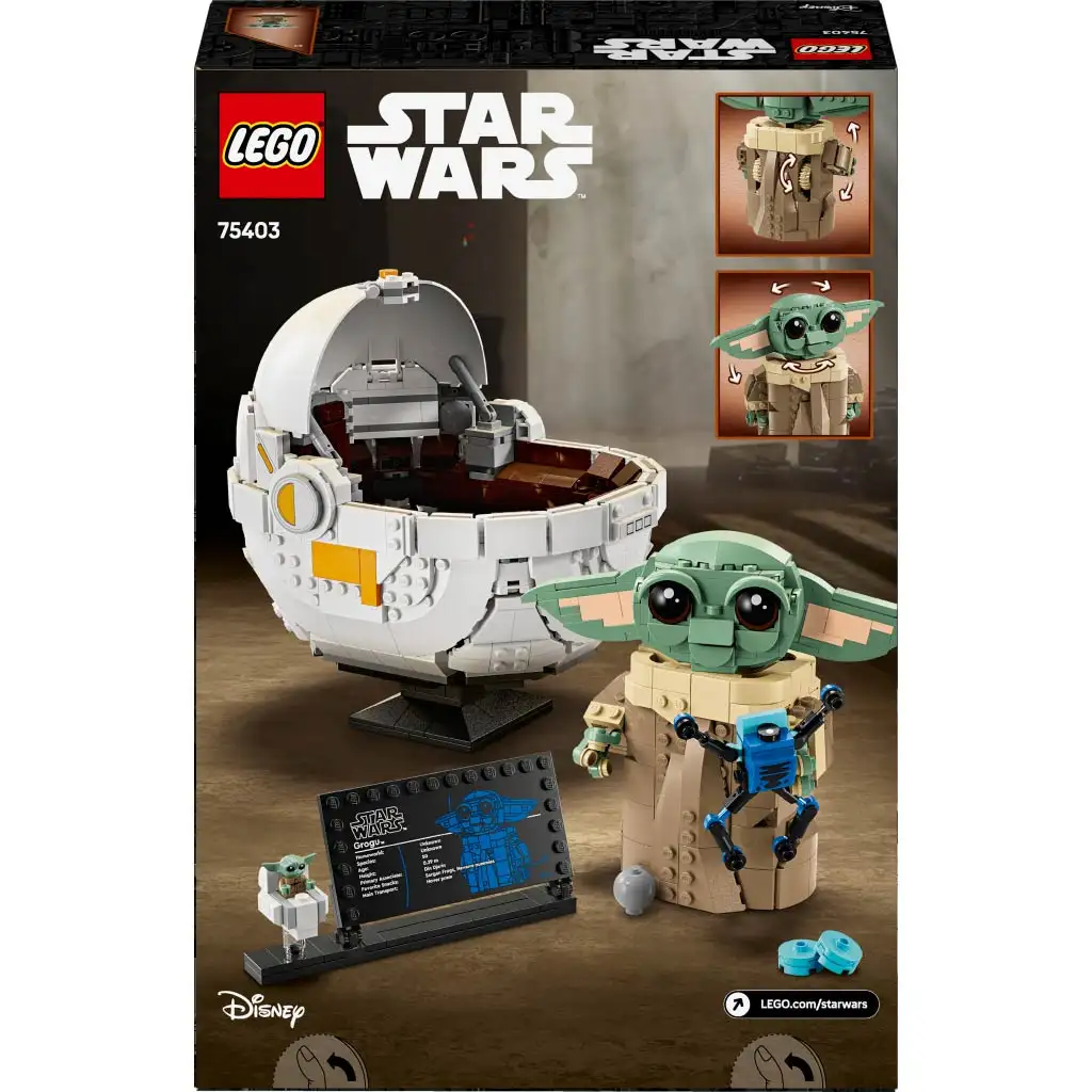 LEGO® Star Wars™: Grogu™ lebegő bölcsővel (75403) kép 2