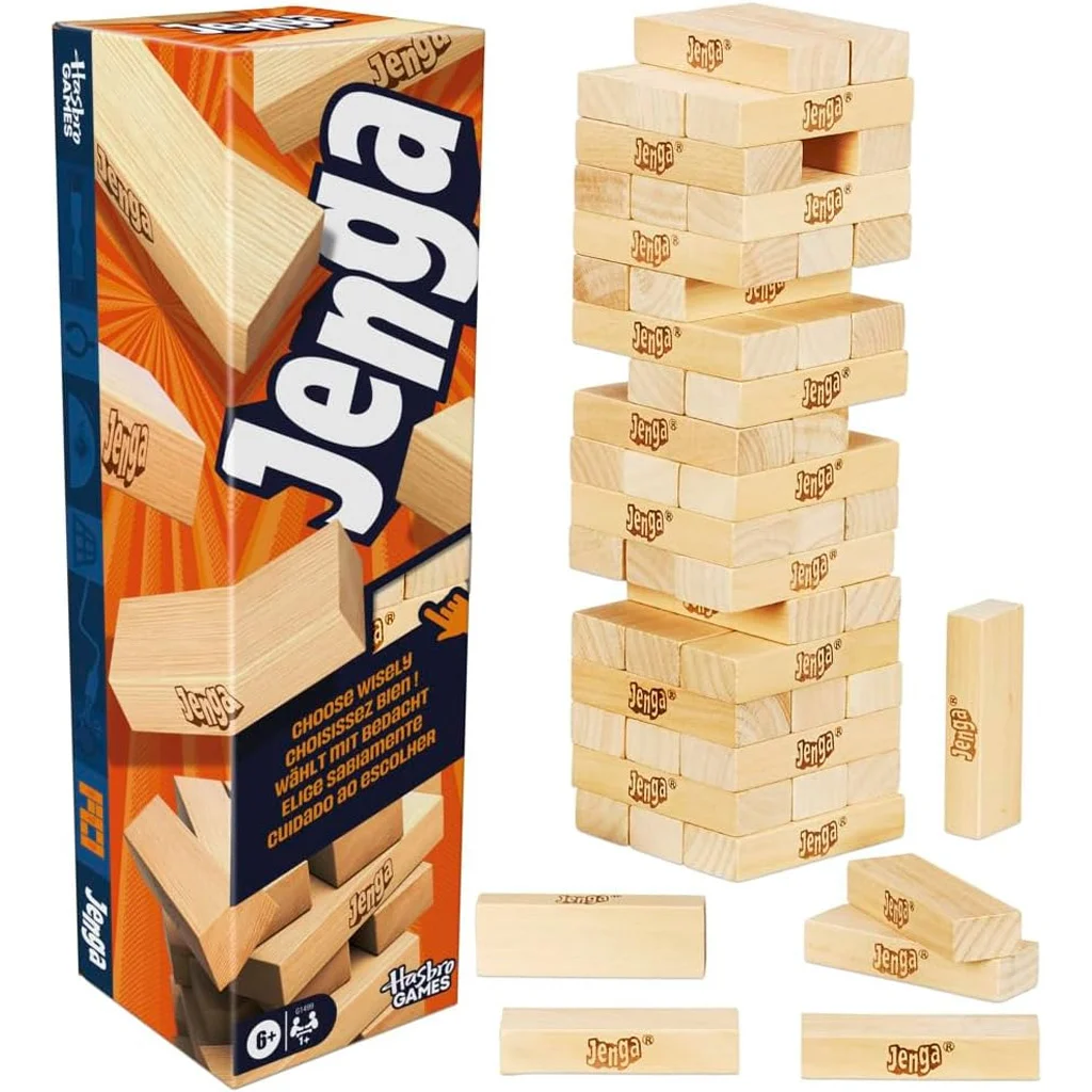Jenga Classic társasjáték új kiadás - Hasbro