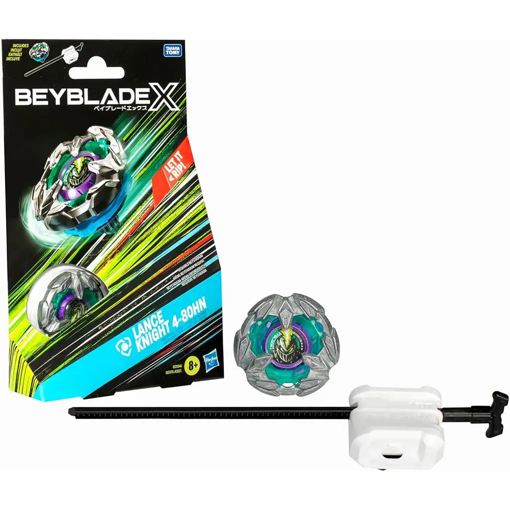 Beyblade X: Starter Pack - Top Lance Knight kezdőszett - Hasbro kép 2