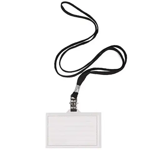 Spirit: Névkártya tartó fekete nyakpánttal 90x60mm 1db kép 2