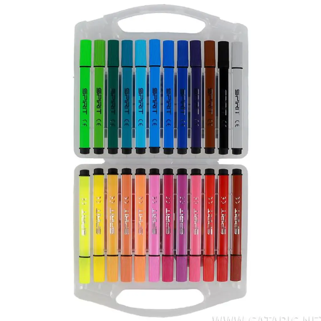 Spirit: Jumbo Trio vastag háromszögletű filctoll 24db-os szett kép 2