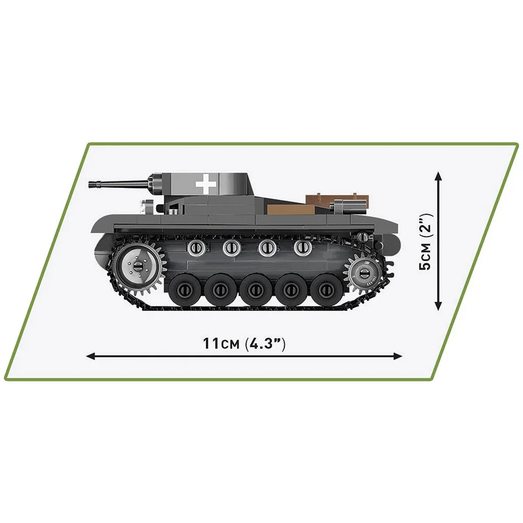 COBI: Panzer II Ausf. A építőjáték (2718) kép 5