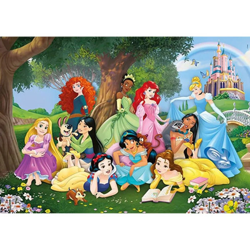 Disney Hercegnők 104db-os Super Color Puzzle - Clementoni kép 2