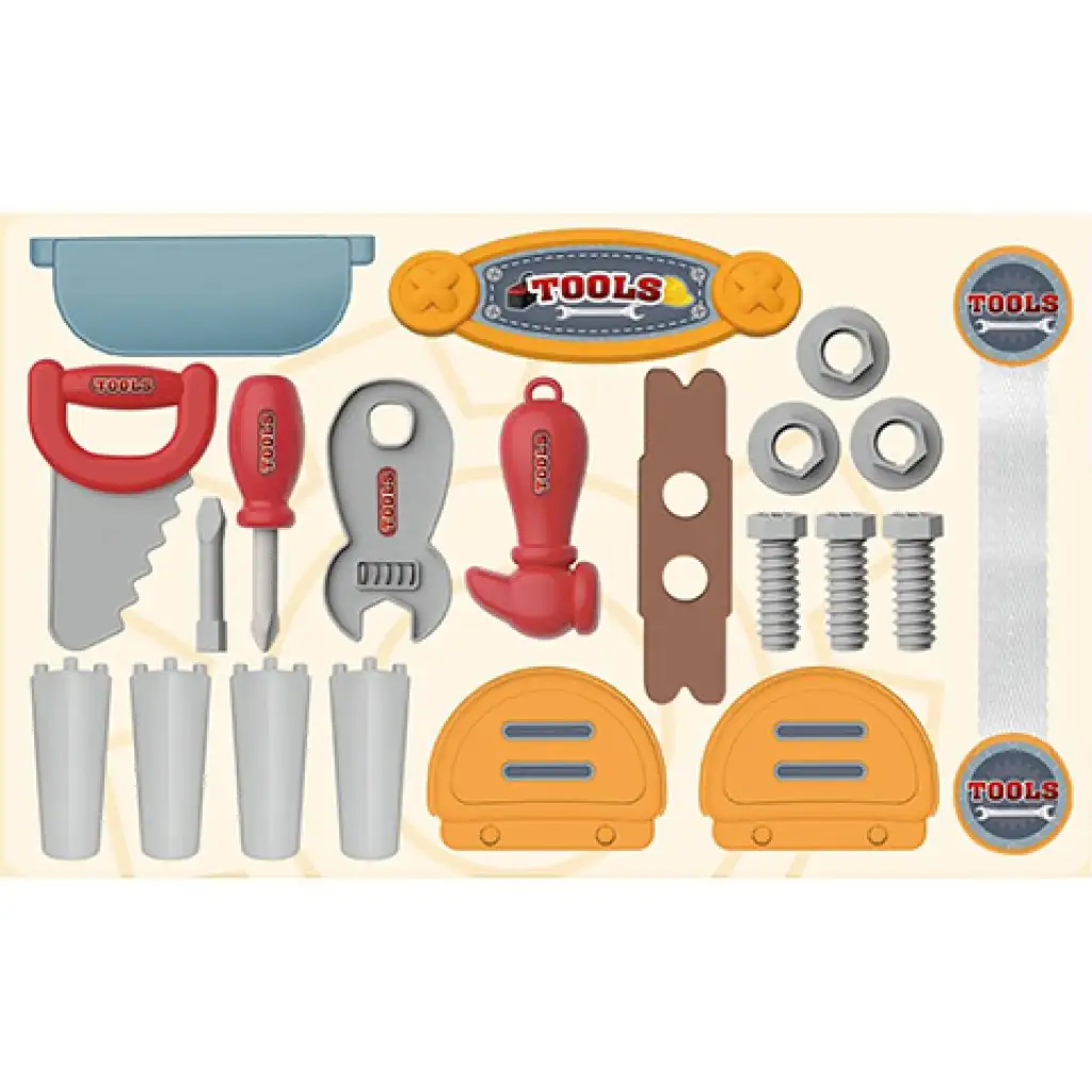 Barkács készlet összecsukható bőröndben 25db-os szett kép 2