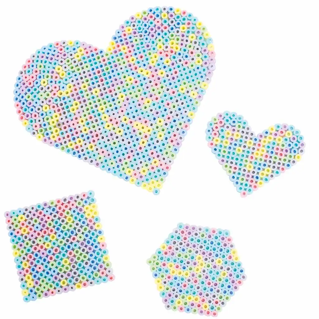 PlayBox: 5mm-es MIDI pasztell színű vasalható gyöngy szett vödörben 10.000db-os csomag kép 4