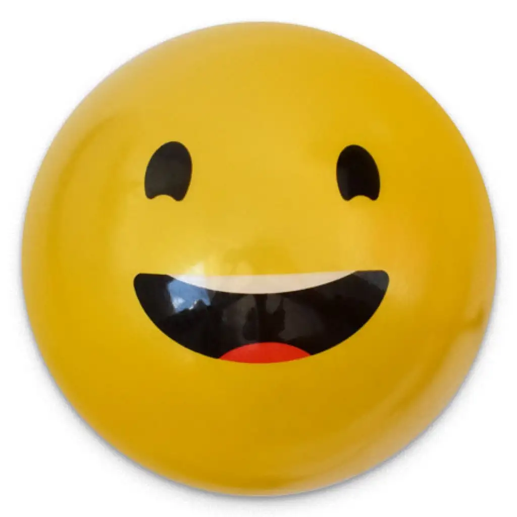 Smiley mintás gumilabda többféle változatban 23cm kép 6