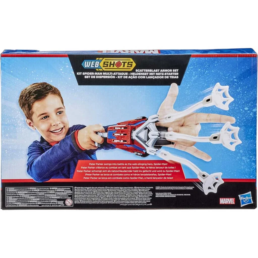 Marvel Pókember: Web Shots Scatterblast Armor játékszett - Hasbro kép 2