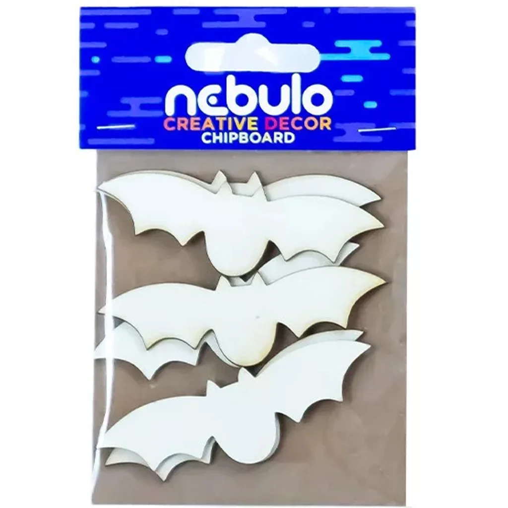 Nebulo: Denevérek karton dekoráció 6db-os szett