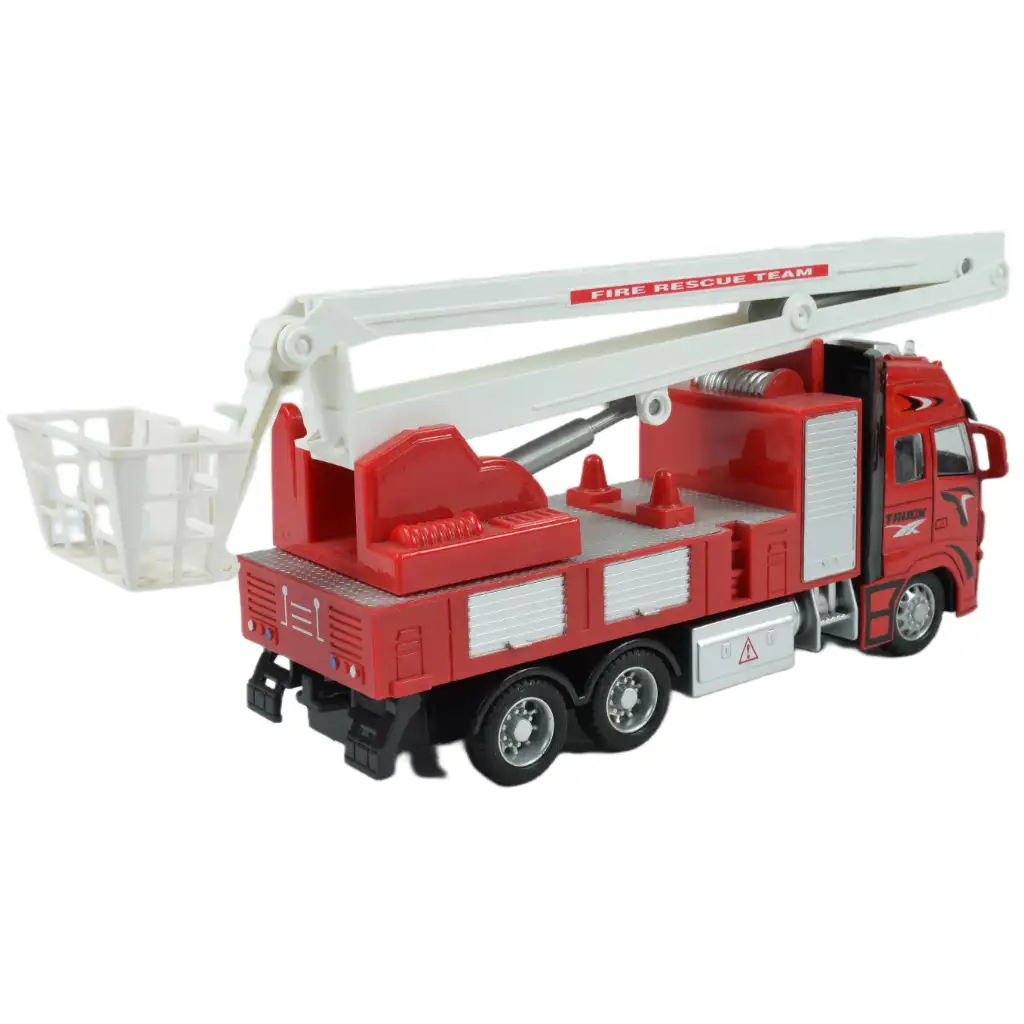 Fire Truck: Lendkerekes tűzoltókamion többféle változatban 19cm kép 4