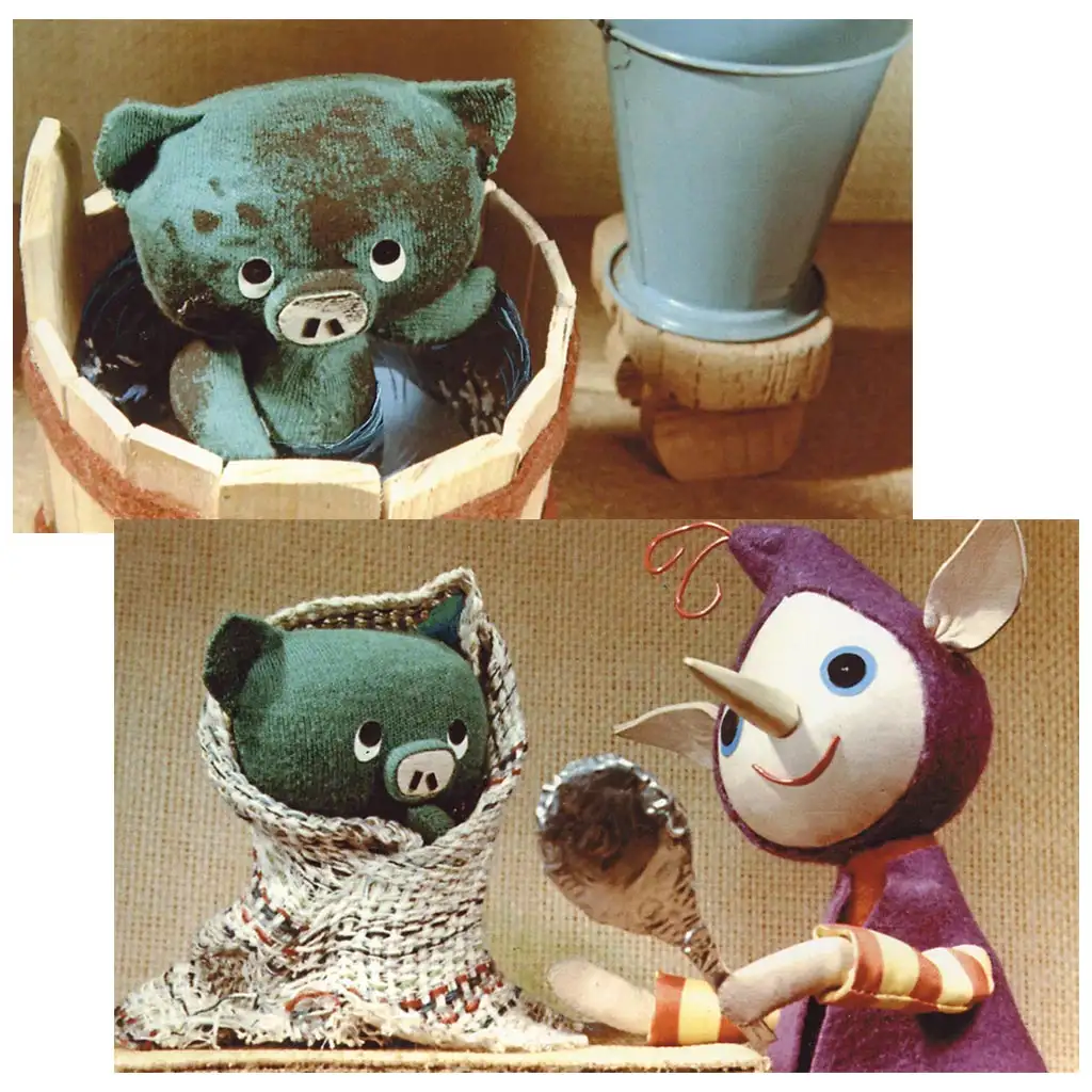 Bálint Ágnes: Mazsola fürdik diafilm kép 2