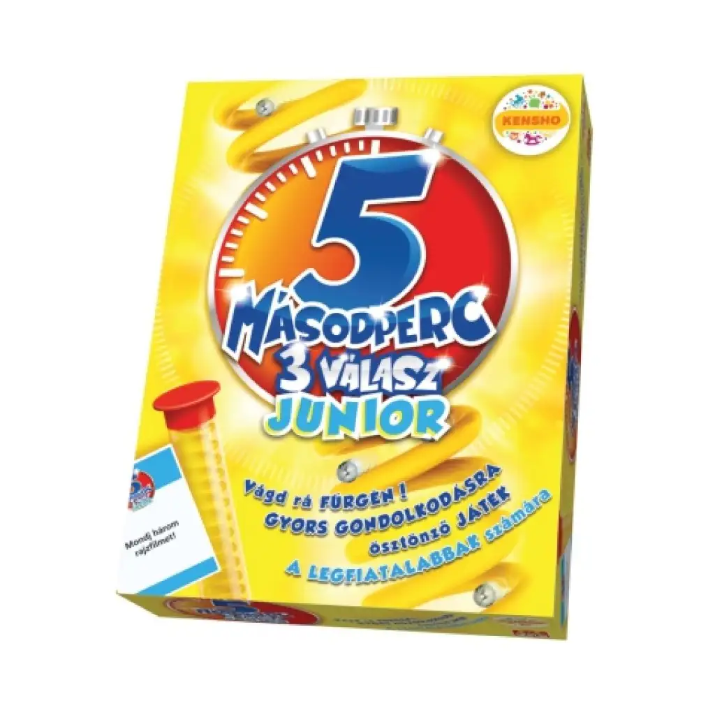 5 másodperc 3 válasz Junior társasjáték