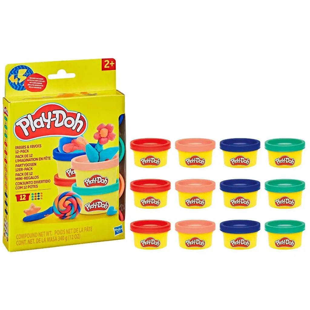 Play-Doh: Csemegék és szívességek játékszett 12db gyurmával - Hasbro kép 2