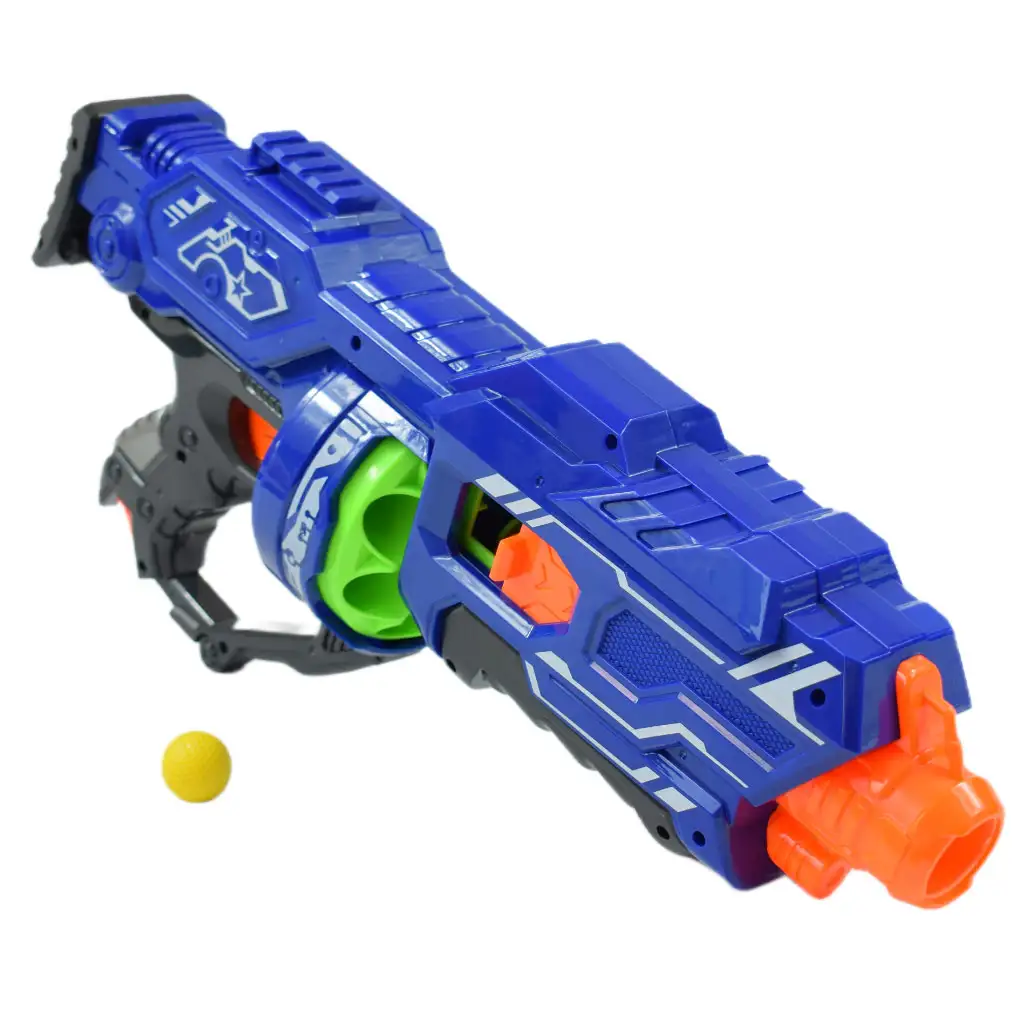 Blaze Storm: Nagy elektromos szivacslövő fegyver töltényekkel 44x20cm kép 3