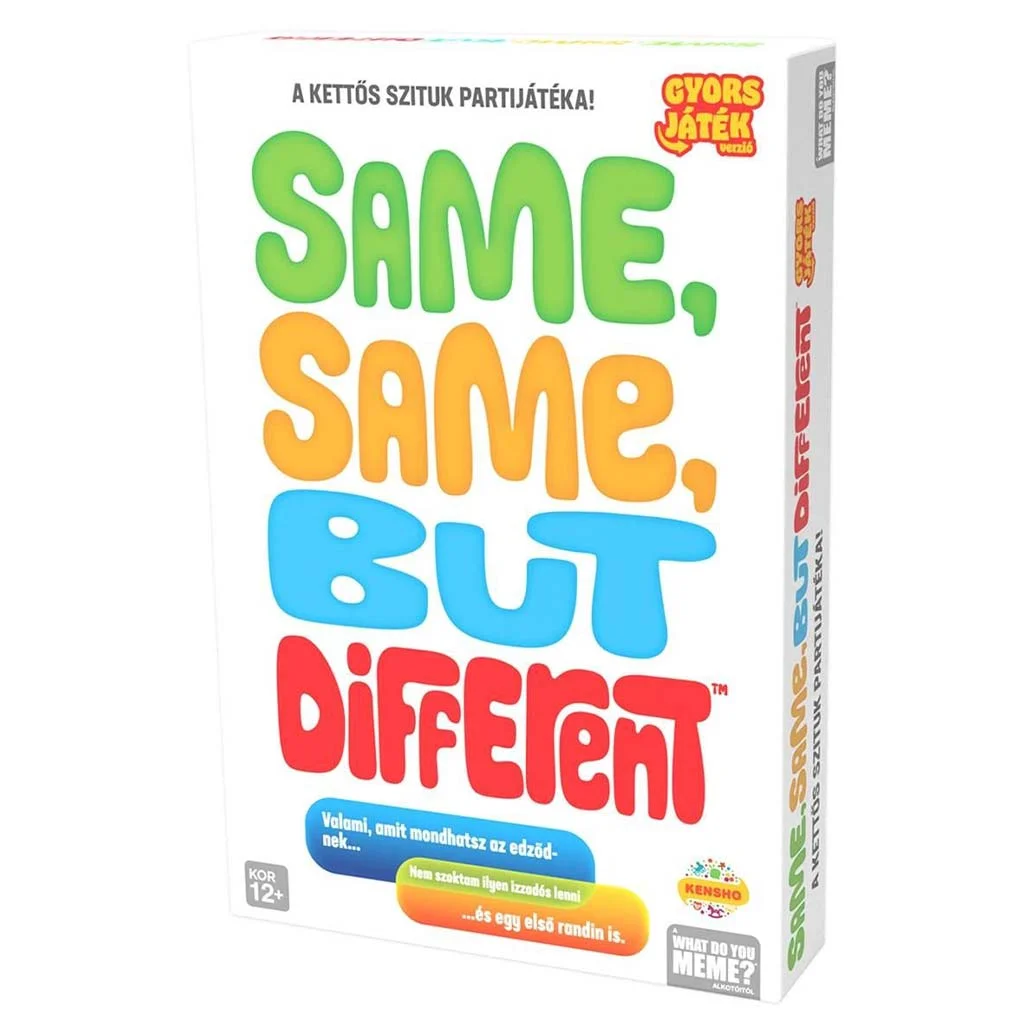Same Same but Different - Quick Play kiadás parti társasjáték