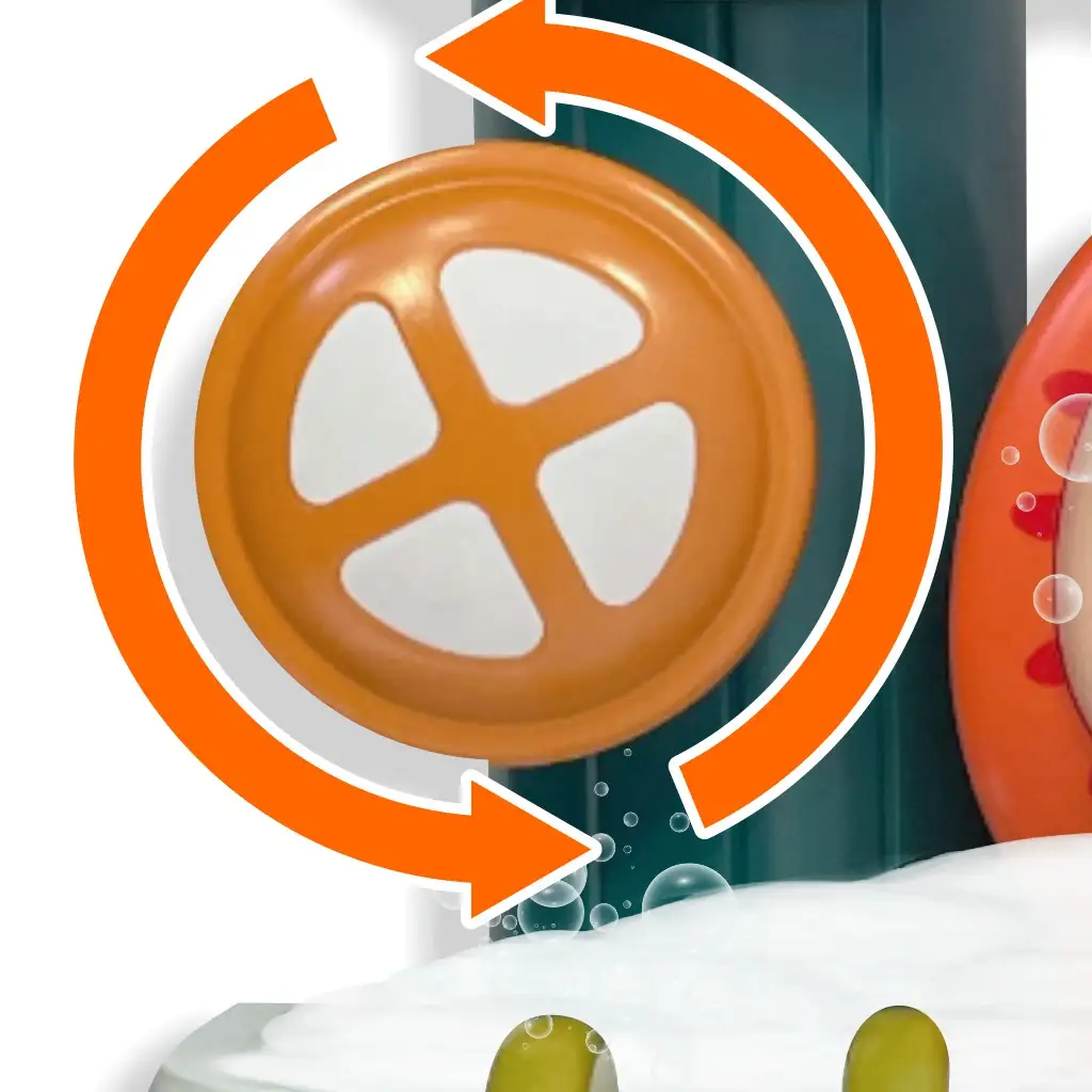 Pancsizó Leo a fogmosó oroszlán fürdőjáték kancsóval kép 4