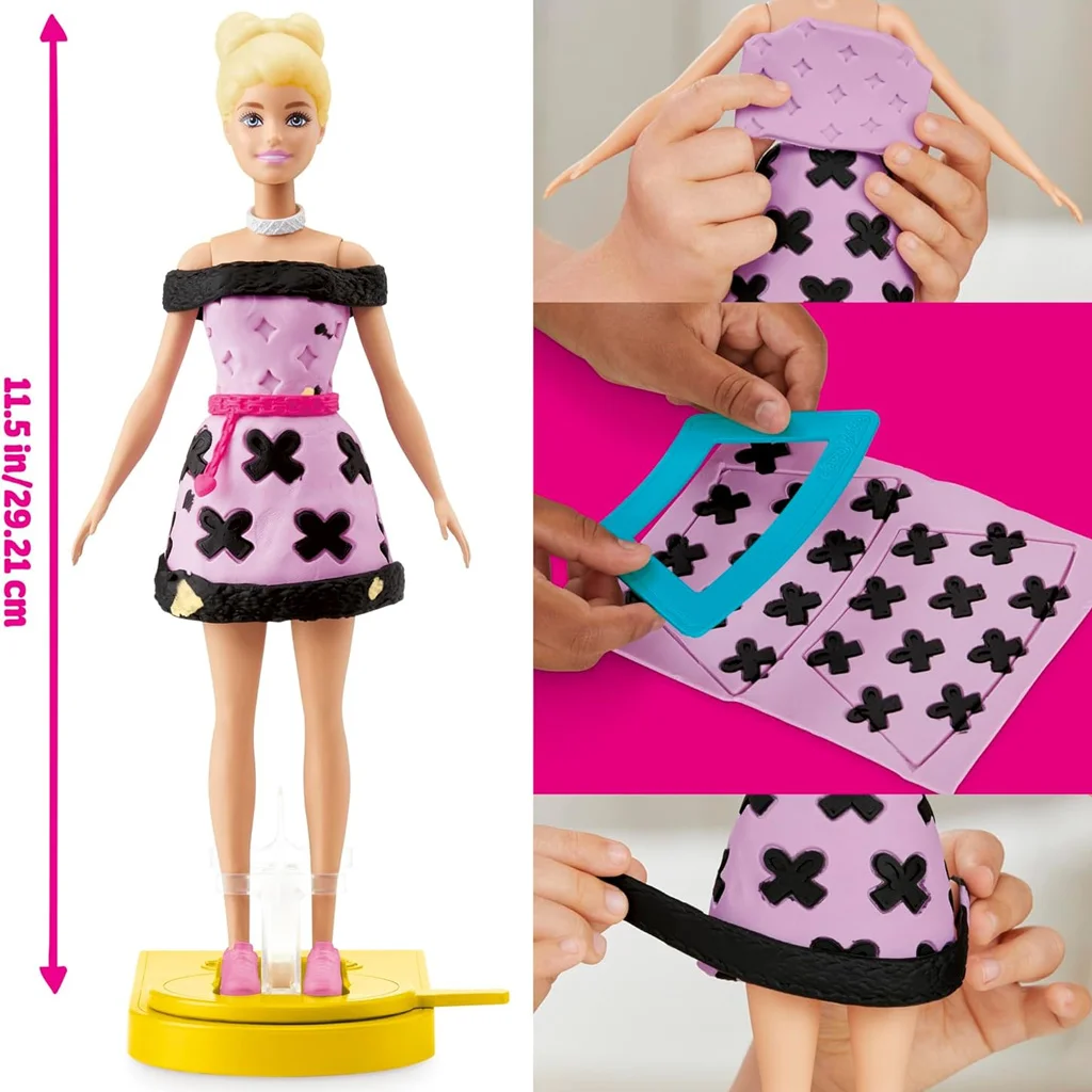 Play-Doh: Barbie divatbemutató gyurma szett - Hasbro kép 3