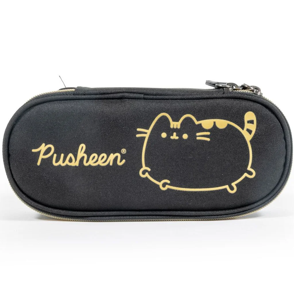 Pusheen gold ovális tolltartó 20,5x9,5x5cm kép 2