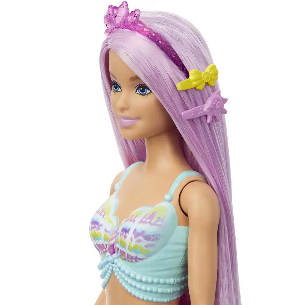 Barbie Dreamtopia: Varázslatos frizura sellő baba 2024 - Mattel kép 5