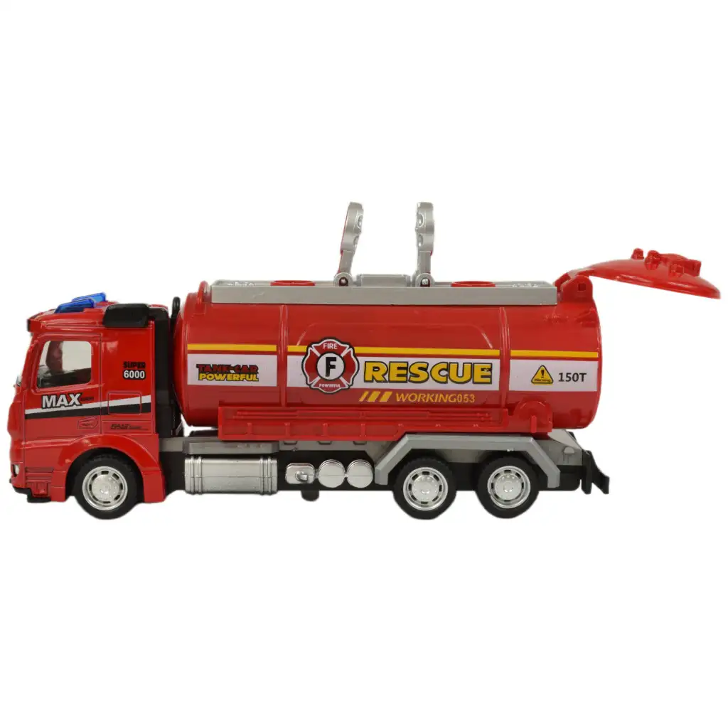 Fire Rescue: Lendkerekes tűzoltósági kamion fénnyel és hanggal többféle változatban 19cm 1db kép 12