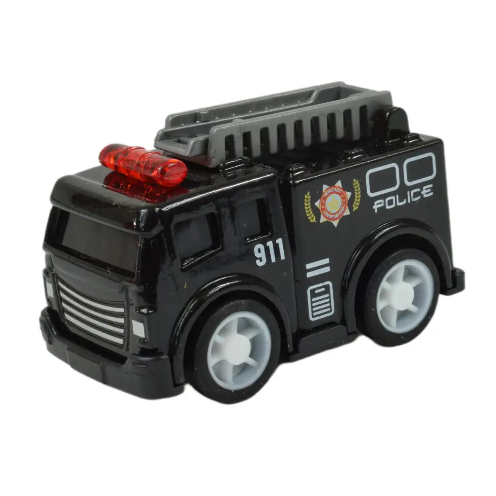 Alloy Car: Rendőrségi autó többféle változatban 5cm kép 6