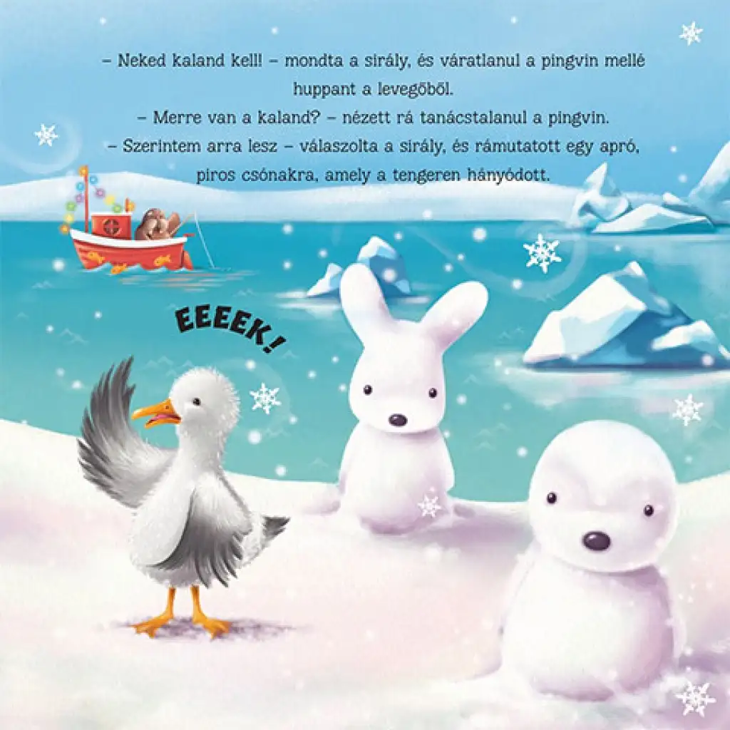 Csillogó mesevilág - A kicsi pingvin nagy kalandja mesekönyv kép 3