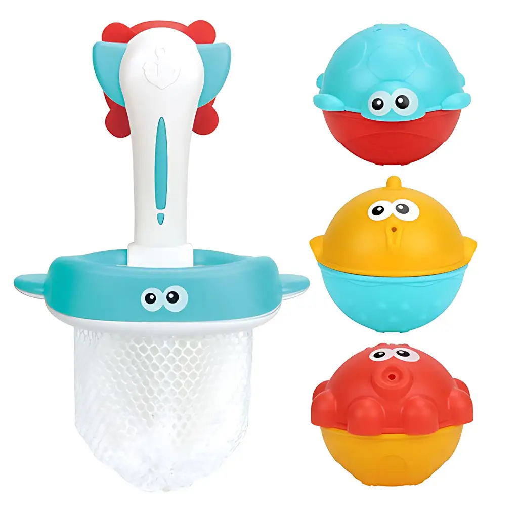 Happy World: Horgász játék tengeri állatokkal fürdőjáték kép 2