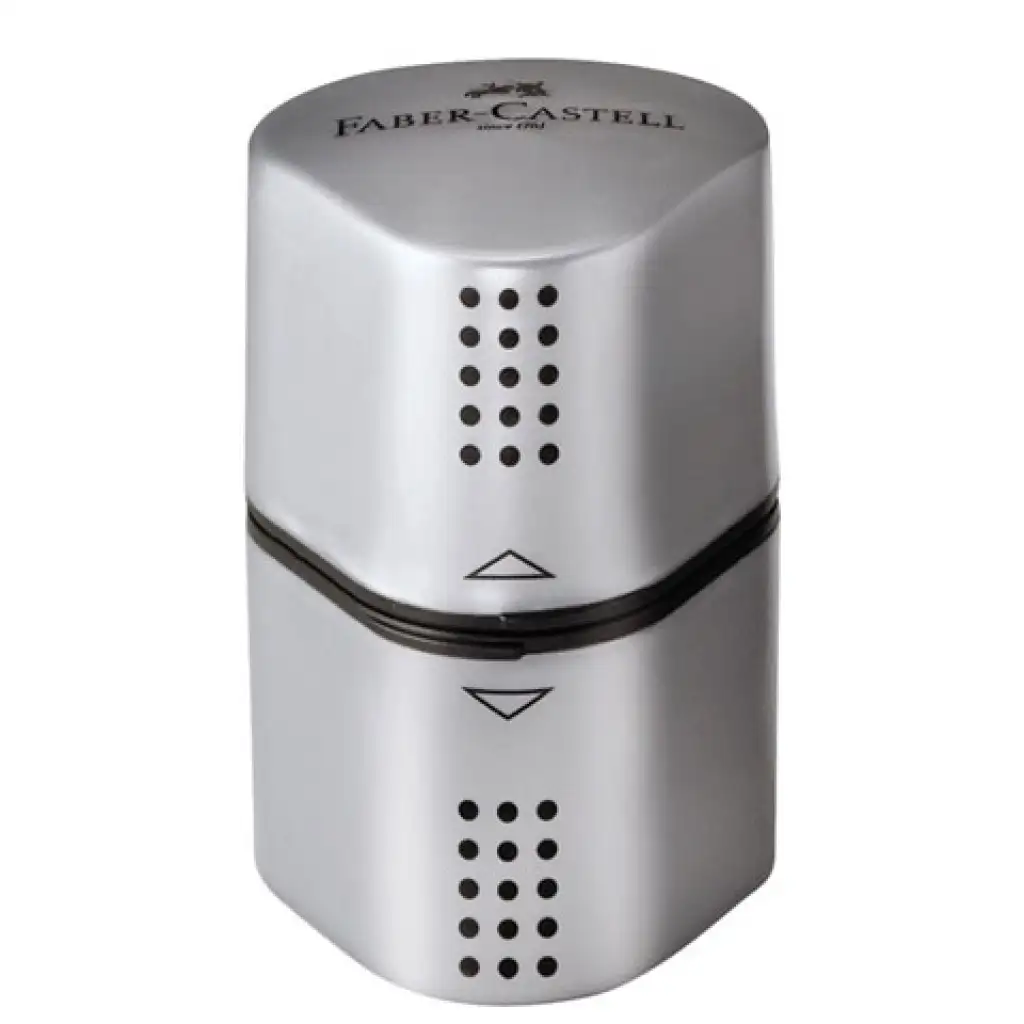 Faber-Castell: Grip tárolós tripla hegyező ezüst kép 2