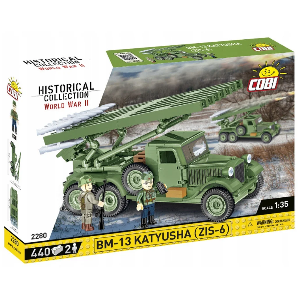 COBI: BM-13 Katyusha (ZIS-6) jármű építőjáték (2280)