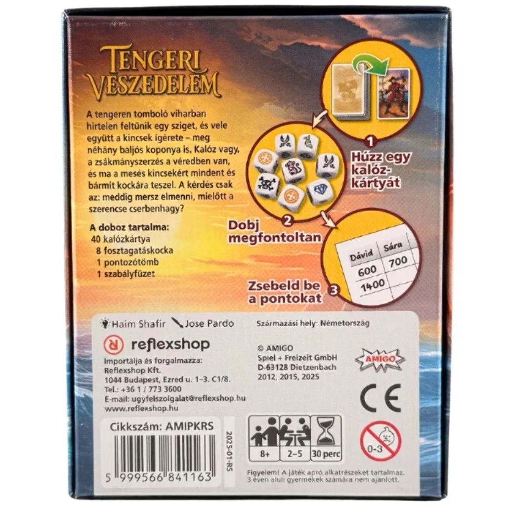Tengeri veszedelem társasjáték kép 2
