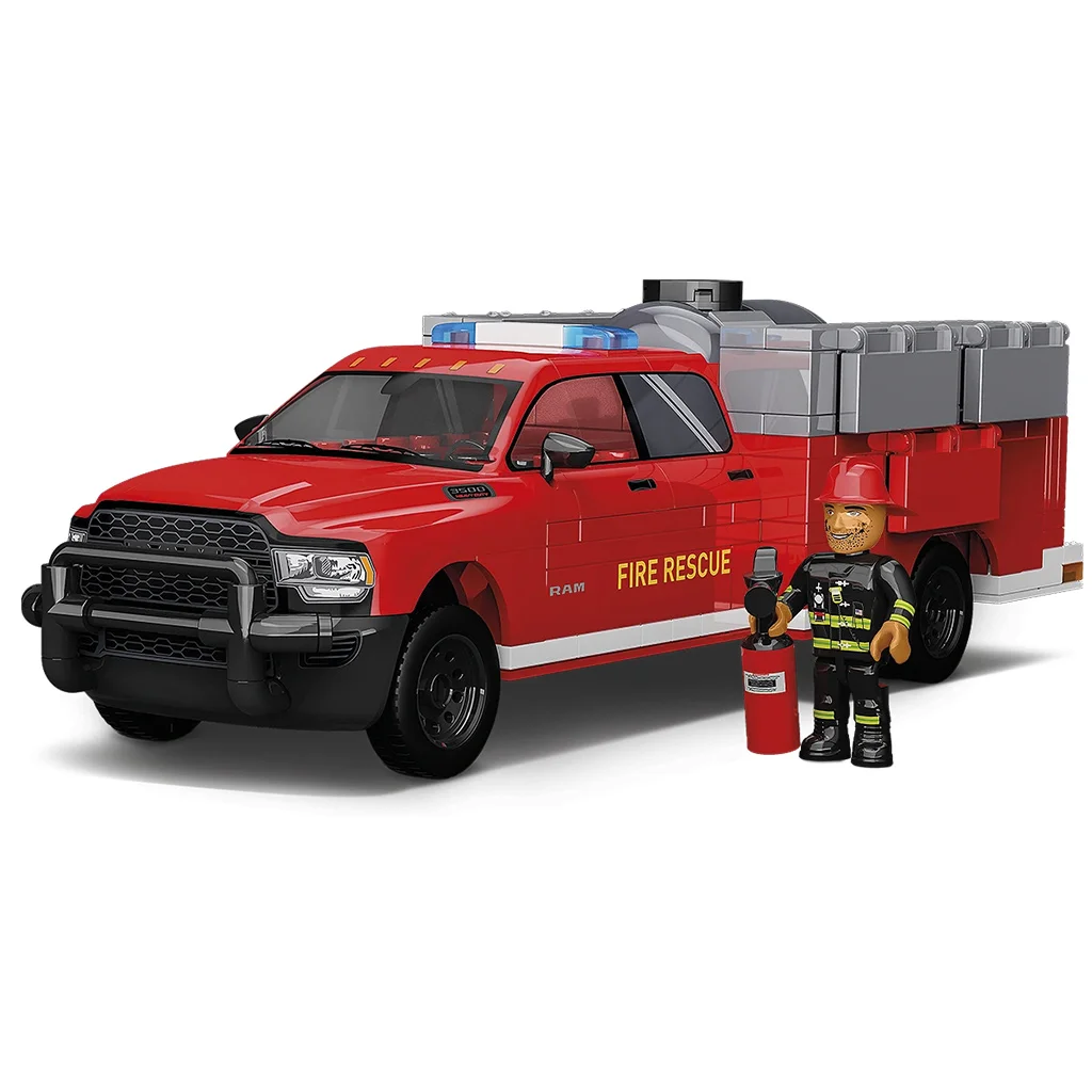 COBI: Dodge RAM 3500 tűzoltóautó építőjáték (24612) kép 2