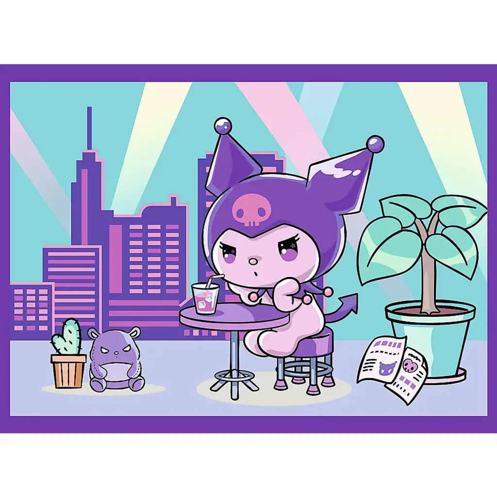 Kuromi napjai 4 az 1-ben puzzle - Trefl kép 5