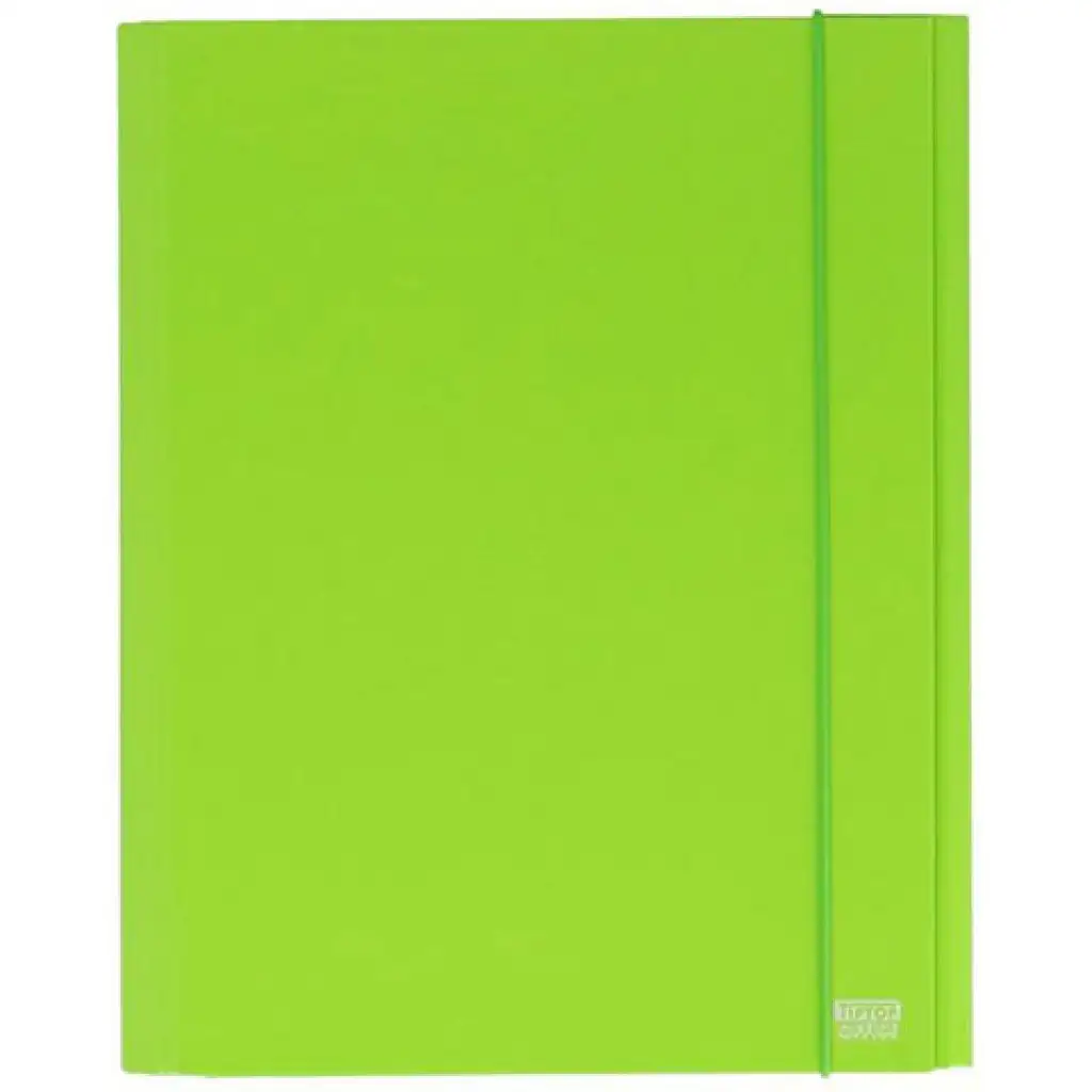 Spirit: Neon zöld gumis karton mappa a4-es 30mm-es vastagsággal