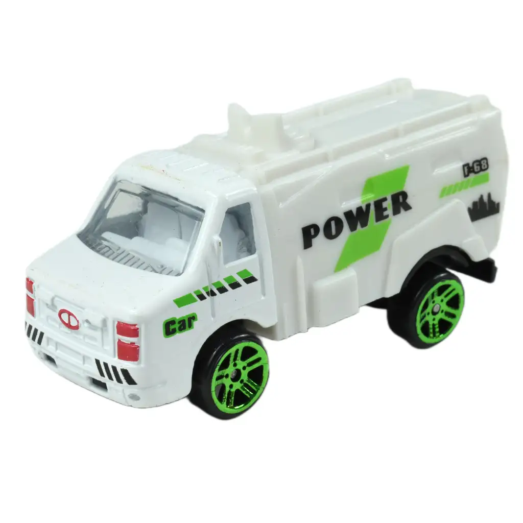 Greening Car: Hulladékszállító teherautók 6 db-os szett kép 7