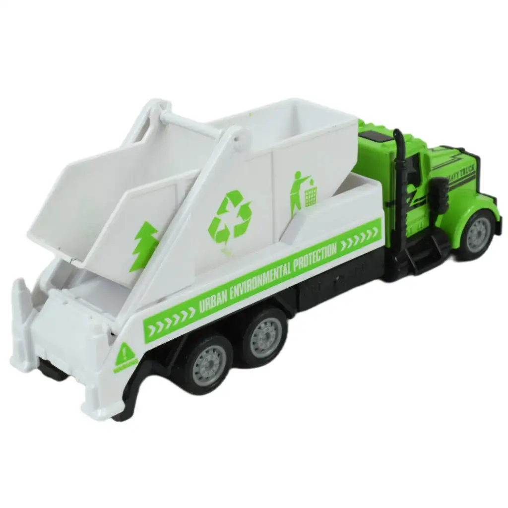 City Squad: Szemétszállító teherautó lendkerekes kialakítással kétféle változatban 1db kép 10