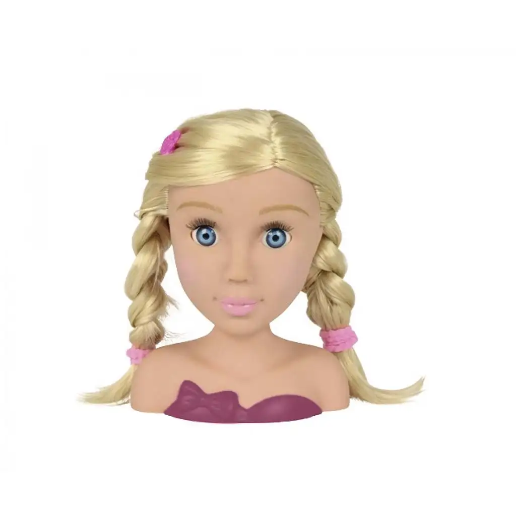 Szőke fodrászolható babafej kiegészítőkkel - Simba Toys kép 3