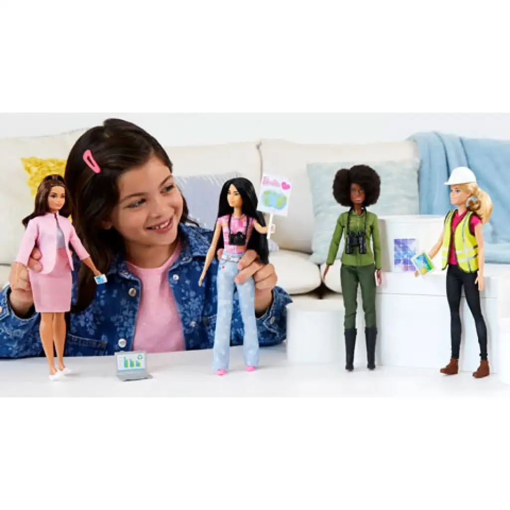 Barbie: Együtt a földért karrierbabák 4db-os csomag - Mattel kép 4