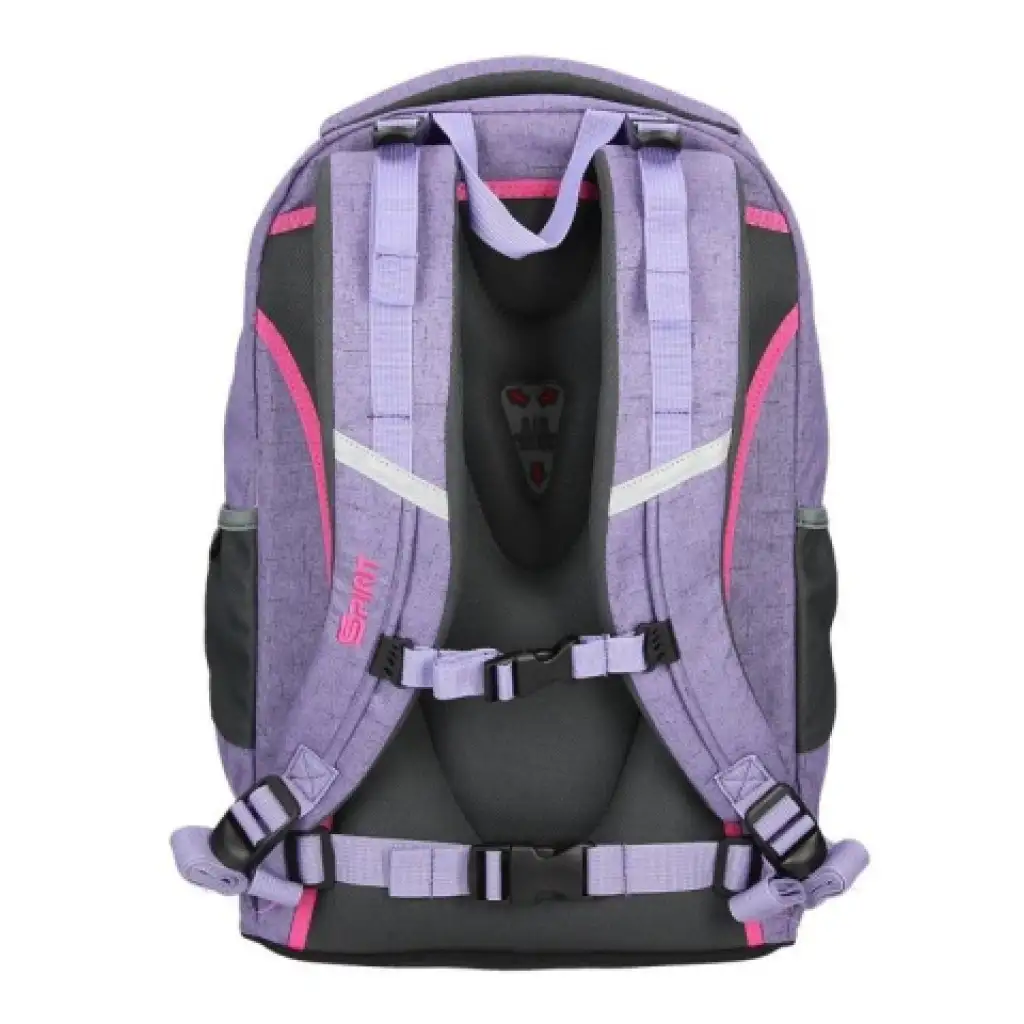 Spirit: Urban lila ergonomikus iskolatáska hátizsák kép 4