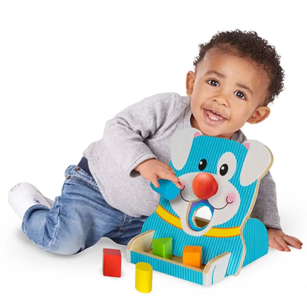 Pörgesd és etesd fa formaegyeztető játék - Melissa & Doug kép 3