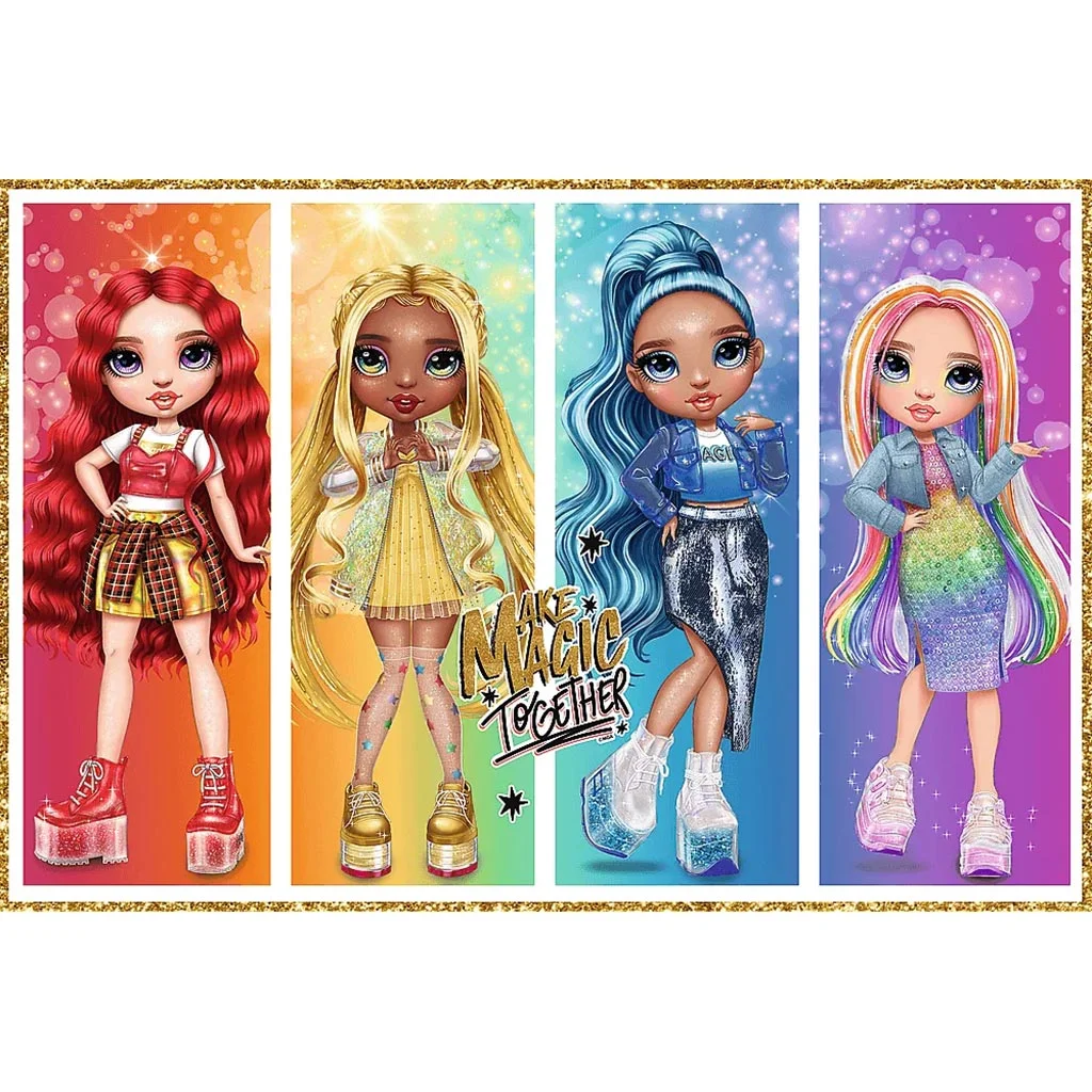 Rainbow High legjobb barátnők 2x200db-os puzzle - Trefl kép 3