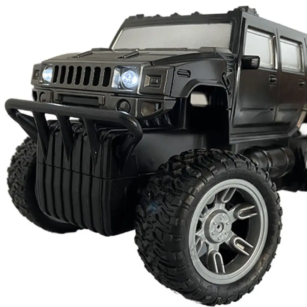 RC Off-Road távirányítós Hummer fénnyel 27 MHz 22cm 1/14-es méretarány kétféle változatban kép 3