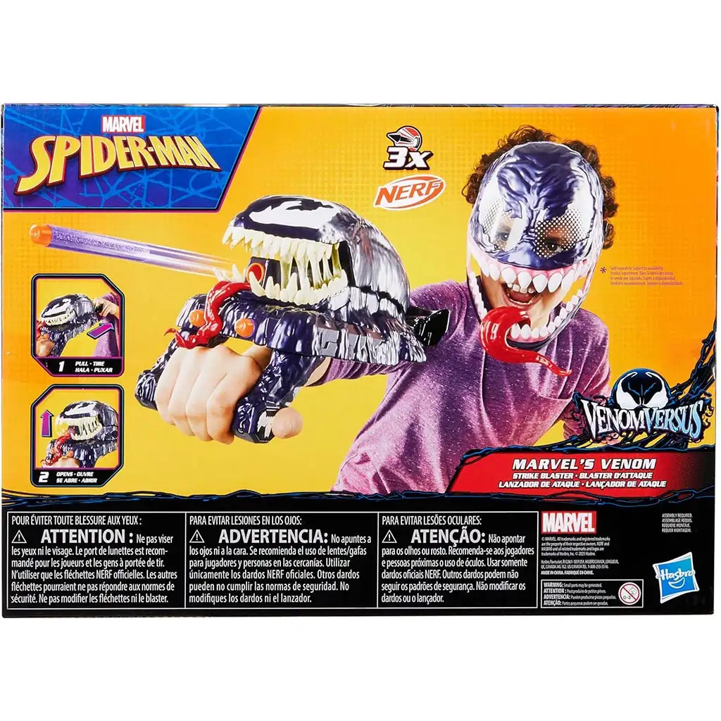 Nerf VenomVersus Venom kézi kilövője 3db tölténnyel - Hasbro kép 2